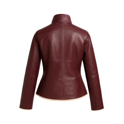 Veste en cuir modèle BLUEBERRY
