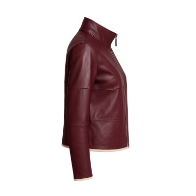 Veste en cuir modèle BLUEBERRY