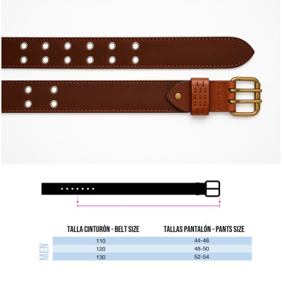 Ceinture cuir 39 mm modèle VOLVIO