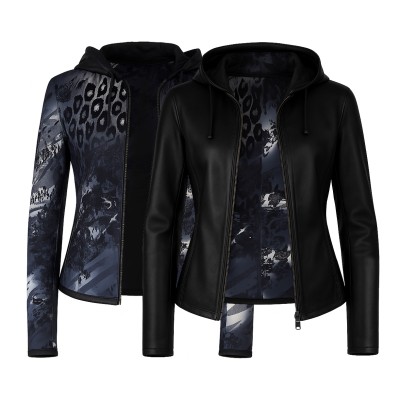 Veste en cuir réversible LOUNO