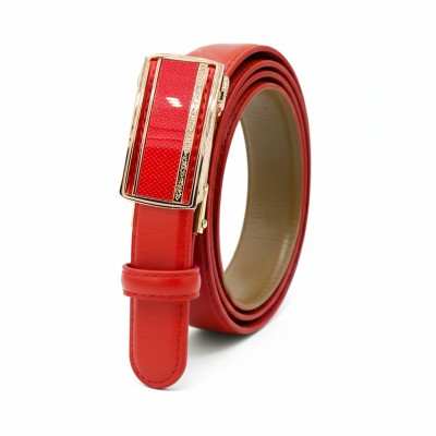 Ceinture en cuir à boucle automatique modèle LINES