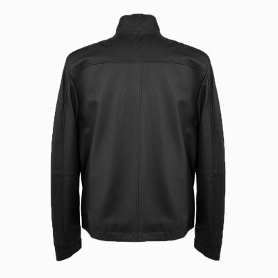 Veste en cuir avec fermeture éclair modèle PANPET