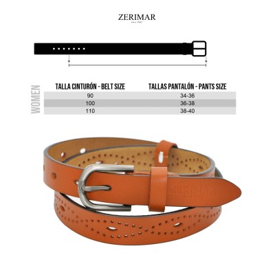 Ceinture en cuir 23 mm modèle TROQUE