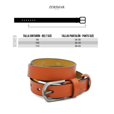 Ceinture en cuir 23 mm modèle FARLE