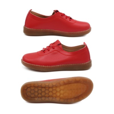 Chaussures en cuir à lacets modèle ABBA