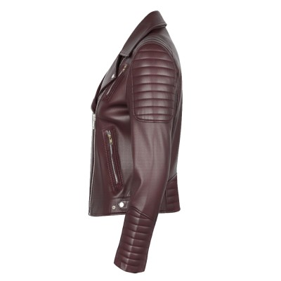 Veste en cuir style heavy modèle ESCORPIO