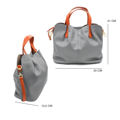 Sac en cuir à double anse 30x21x13,5 cm SOMO