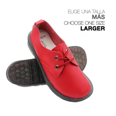 Chaussures en cuir à lacets modèle ZOCO