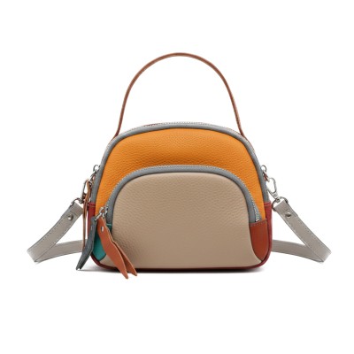 Sac à main en cuir à double anses 18x16x8 cm FRUITS