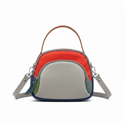 Sac à main en cuir à double anses 18x16x8 cm FRUITS