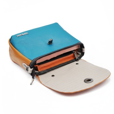 Sac à main en cuir à double anse 19x15x7 cm DESTINY