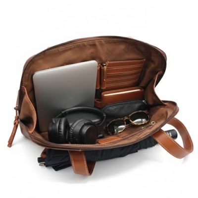 Sac à bandoulière en cuir 32x26x10 cm SHELL