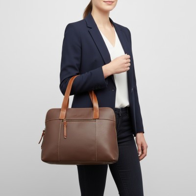 Sac à bandoulière en cuir 32x26x10 cm SHELL