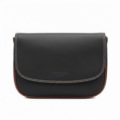 Sac bandoulière en cuir 25x20x8 cm SHALE