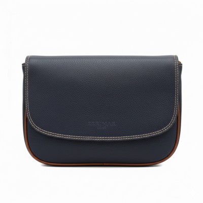 Sac bandoulière en cuir 25x20x8 cm SHALE