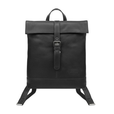 Sac à dos en cuir naturel 30x27x9 cm ASPA