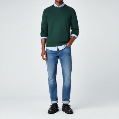 Chaussures bateau en cuir à lacets modèle BARREL