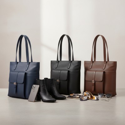 Sac à bandoulière en cuir 29x29x9 cm NYAMA