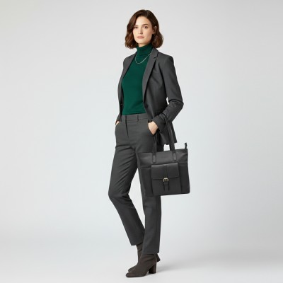 Sac à bandoulière en cuir 29x29x9 cm NYAMA