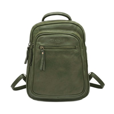 Sac à dos en cuir naturel 28x22x8 cm MELI