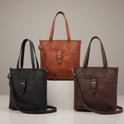 Sac à main en cuir à double anses 26x26x9 cm DEAN