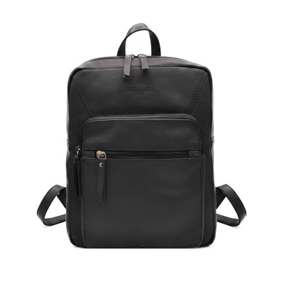 Sac à dos en cuir naturel 30x23x15 cm JARBO