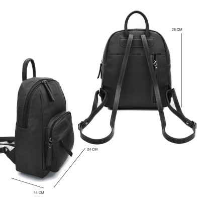 Sac à dos en cuir naturel 28x24x14 cm MUBO