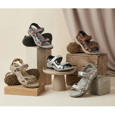 Sandales de trekking en cuir femme Zerimar - 24