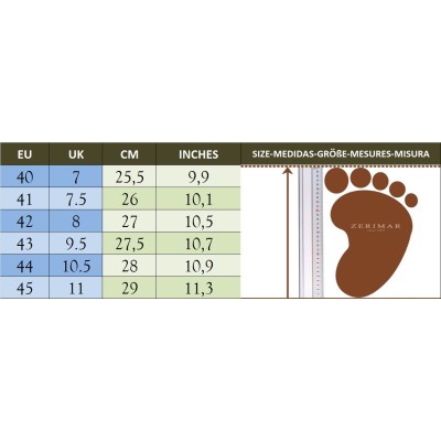 Sandales en cuir STONE avec fermeture velcro Zerimar - 3