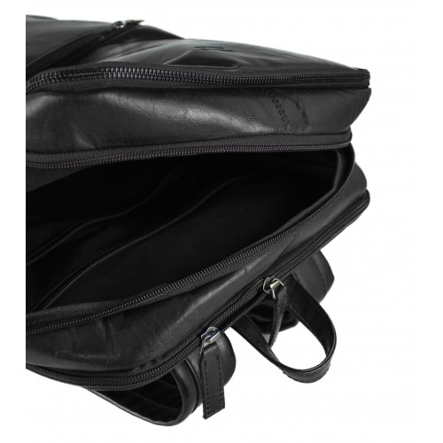 Sac à dos en cuir naturel 45x31x14 cm PLUS