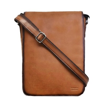 Sac bandoulière en cuir 35x25x7 cm OCEAN&APACHE