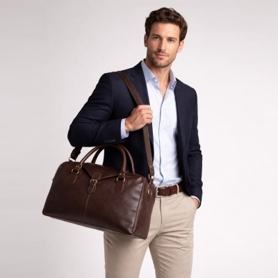 Sac de voyage en cuir 50x31x23 cm MONDO