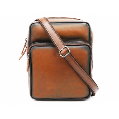 Sac bandoulière en cuir 24x20x6 cm OCEAN&APACHE