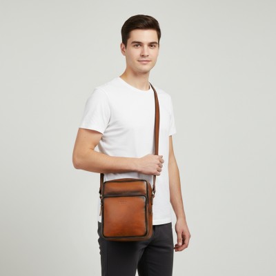 Sac bandoulière en cuir 24x20x6 cm OCEAN&APACHE