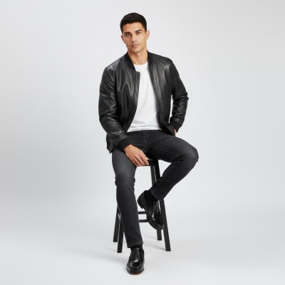 Mocassins homme avec barrette modèle ROGO