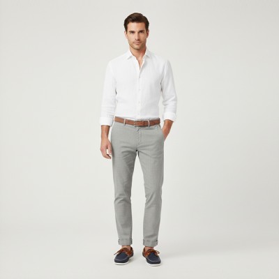 Chaussures bateau en cuir à lacets modèle TIRRENO