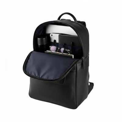 Sac à dos en cuir naturel 38x28x11 cm BLOKE