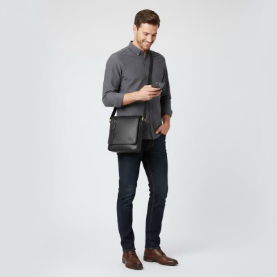 Sac bandoulière en cuir modèle LOSABE 22x20x5 cm