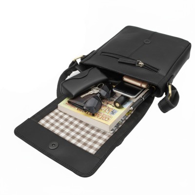 Sac bandoulière en cuir modèle LOSABE 22x20x5 cm