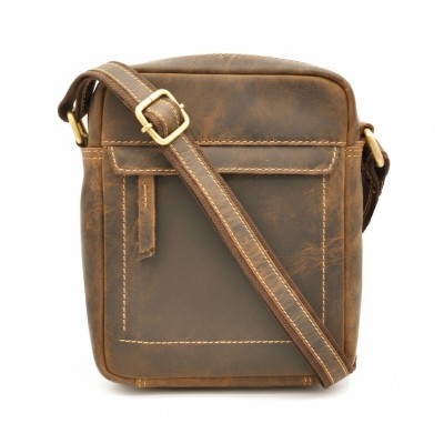 Sac bandoulière en cuir modèle GHOST 20x16x5,5 cm