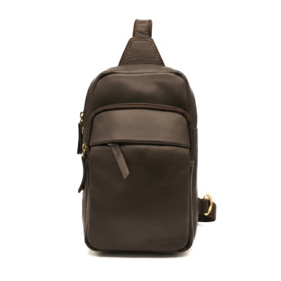 Sac bandoulière en cuir modèle DUNN 25x14x7 cm