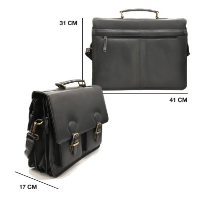 Porte-documents en cuir 41x31x17 cm BIGGER