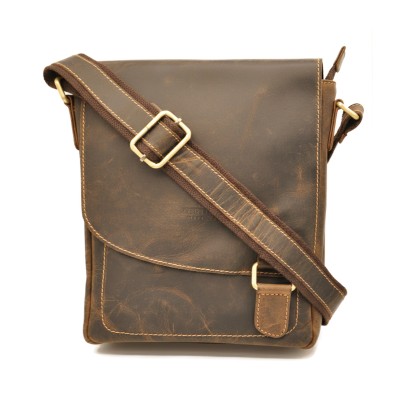Sac bandoulière en cuir modèle CAVAL 28x23x7 cm
