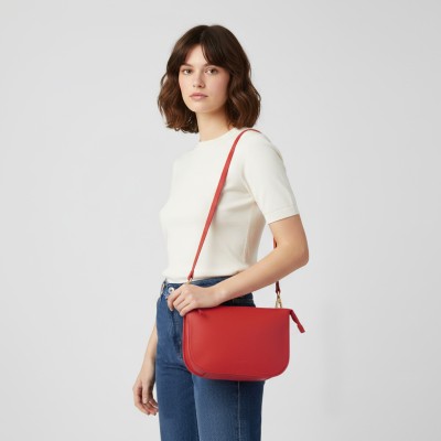 Sac bandoulière en cuir 27x20x6,5 cm LATERI