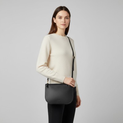 Sac bandoulière en cuir 27x20x6,5 cm LATERI