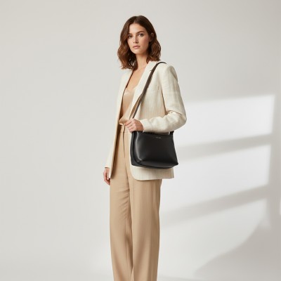 Sac à bandoulière en cuir 35x21x14 cm HELBO