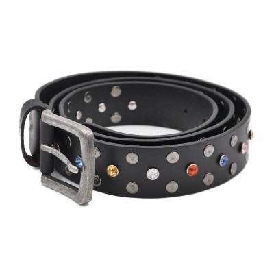 Ceinture en cuir avec clous 39 mm GEM