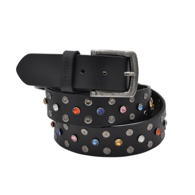 Ceinture en cuir avec clous 39 mm GEM