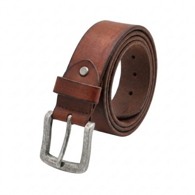 Ceinture en cuir gravée EAGLE 39 mm