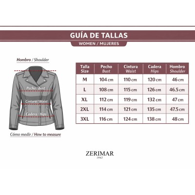 Veste en cuir modèle BLUEBERRY